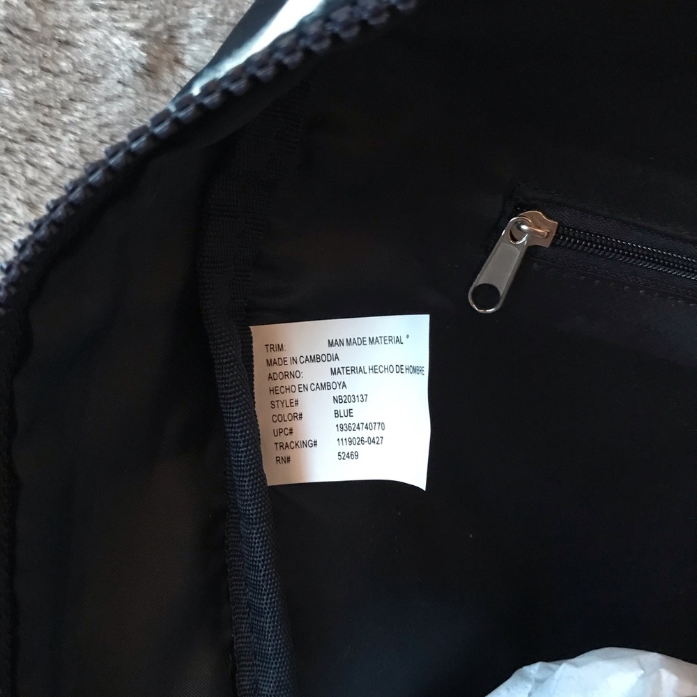 Flap Backpack w/ Vinyl Front Pocket - Picture 9 of 10